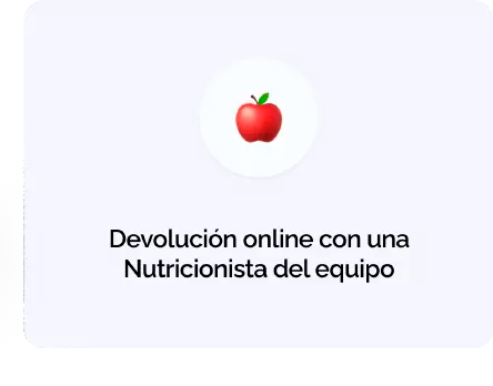 Devolución Nutricionista